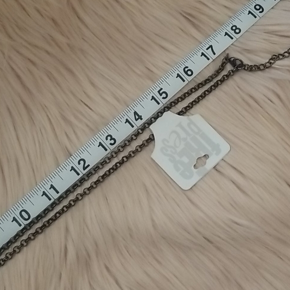 Free Press Emerald Green Cross Necklace Gothic - Picture 8 of 12